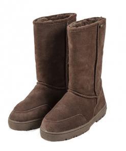 Sheepskin Tall Boots with Solid Sole- Engel Worldwide