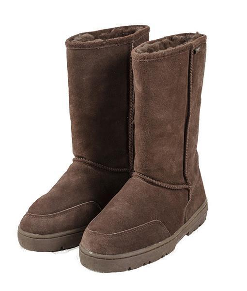 Sheepskin Tall Boots with Solid Sole- Engel Worldwide