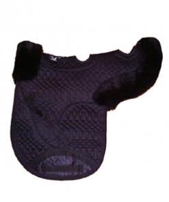 Medium sheepskin lined contoured saddle pad with spine vents. All Purpose - Engel Worldwide