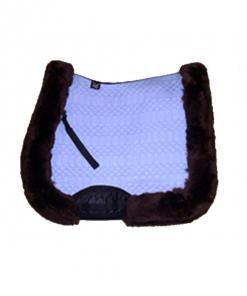 Larger Sheepskin Rolled Edge Full Square Saddle Pad - Engel Worldwide