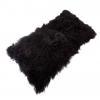 Tibetan Sheepskin Rug Black