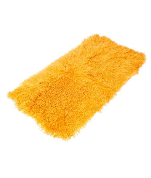 Tibetan Sheepskin Rug Pumpkin