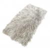 Tibetan Sheepskin Rug Silver with White Tips - Engel Worldwide