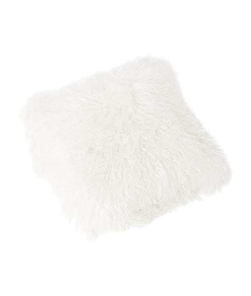 Top Tibetan Lambskin Pillow Bright White - Engel Worldwide