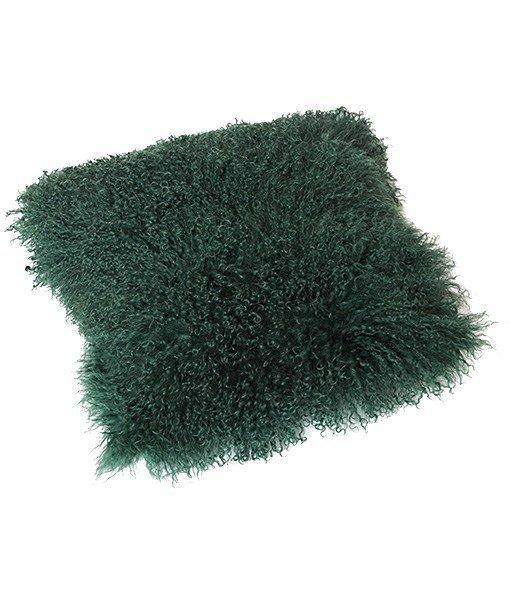 Top Tibetan Lambskin Pillow Evergreen - Engel Worldwide