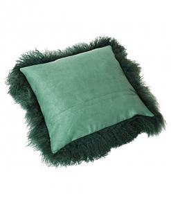 Bottom Tibetan Lambskin Pillow Evergreen - Engel Worldwide
