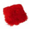 Top Tibetan Lambskin Pillow Scarlet - Engel Worldwide