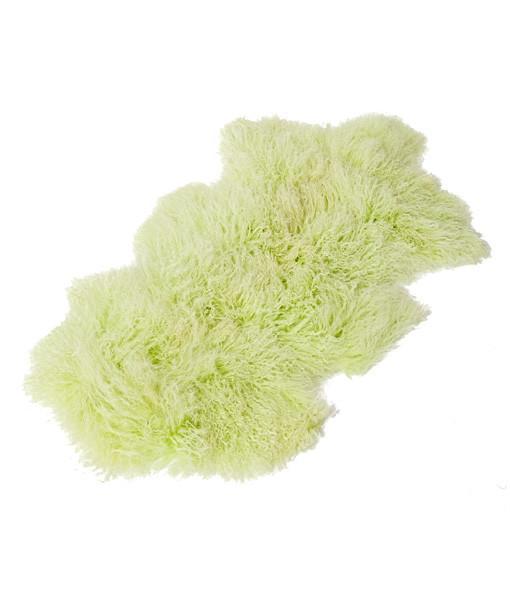 Tibetan Lambskin Pelt Spring Green