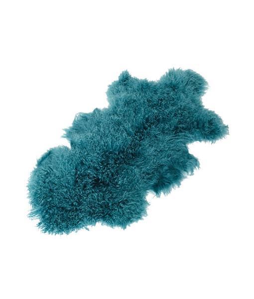 Tibetan Lambskin Pelt Teal