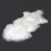 Tibetan Lambskin Pelt Rug Bright White