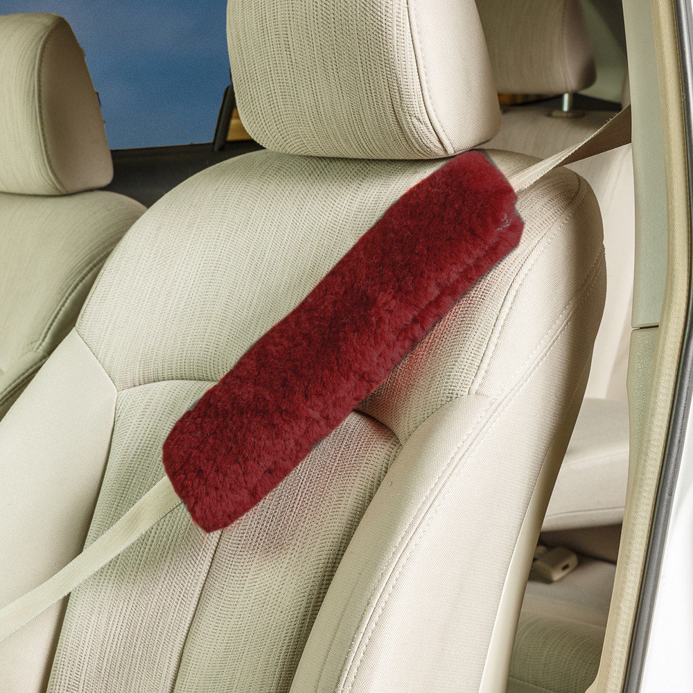 MMP Seat Belt Covers for Chrysler,2 pcs Black Carbon Fiber Car Seat Belt Cover Shoulder Strap Pads Safety Belt Shoulder Cushions Protective Sleeves with Chrysler Car Logo Printed