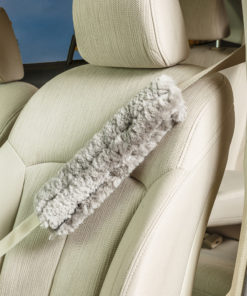 Engel Sheepskin Seat Belt Cover Mushroom