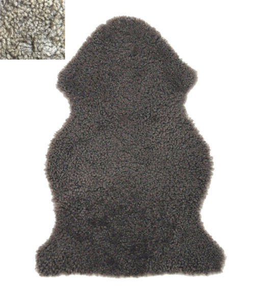 mushroom curly sheepskin rug engel worldwide