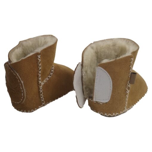 Infant Baby Booties with heel closure