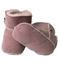 Infant Baby Booties with heel closure