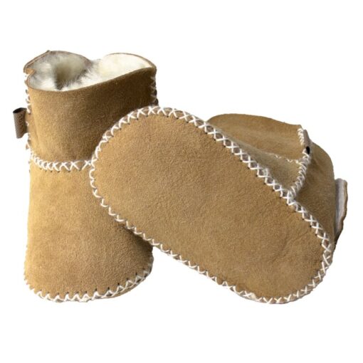 Infant Baby Booties with heel closure